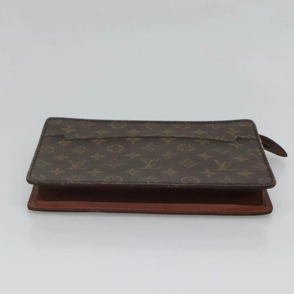 LOUIS VUITTON Monogram Pochette Homme Clutch Bag M51795 LV Auth 124453 - Picture 7 of 16